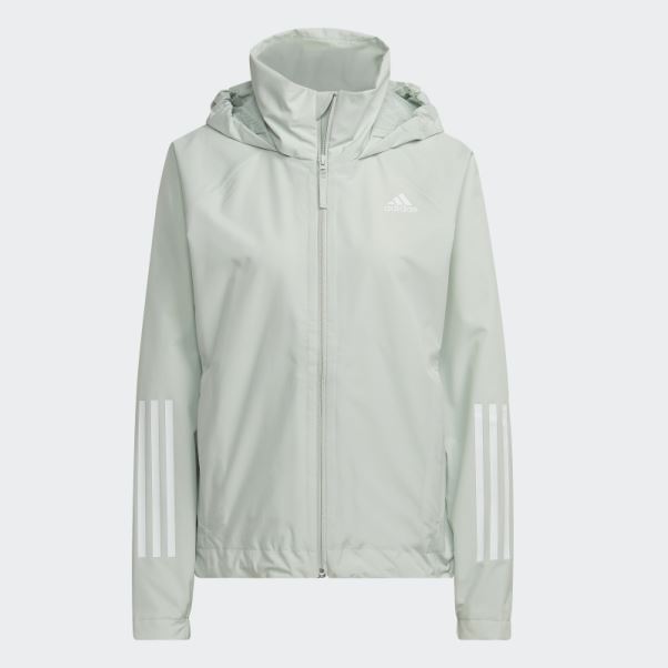 Veste Adidas Bsc 3-stripes Rain.rdy Vert