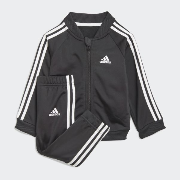 Adidas Survetement Noir 3 Bandes En Tricot
