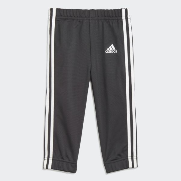 Adidas Survetement Noir 3 Bandes En Tricot