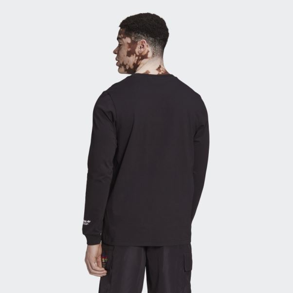 T-shirt Hyperreal Manches Longues Adidas Noir