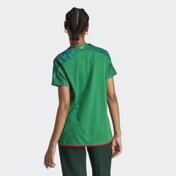 Mode Adidas Mexique 22 Maillot Domicile Vert