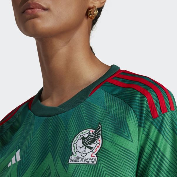 Mode Adidas Mexique 22 Maillot Domicile Vert