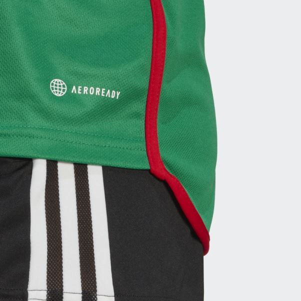 Mode Adidas Mexique 22 Maillot Domicile Vert