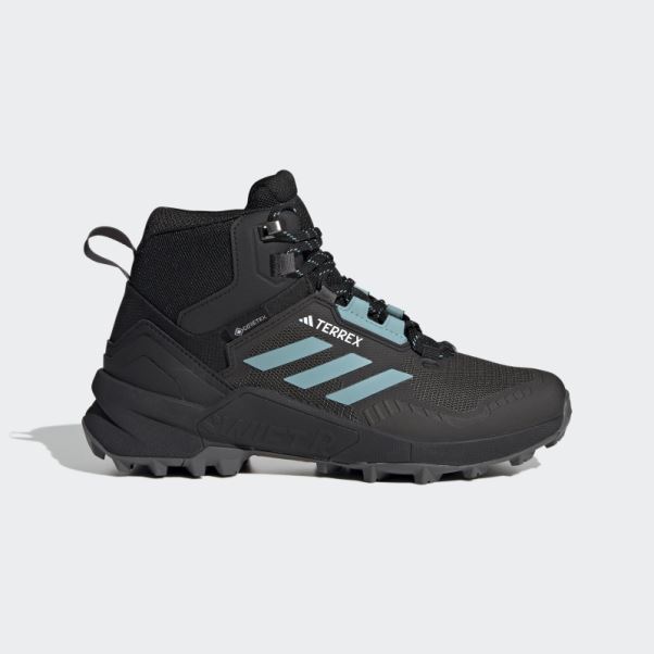 Adidas Terrex Swift R3 Mid Gore-tex Chaussures De Randonnée Menthe Ton