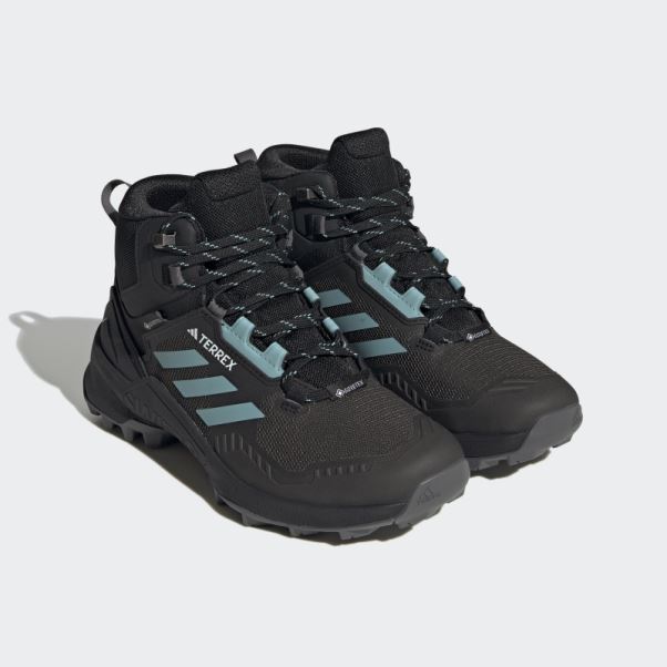 Adidas Terrex Swift R3 Mid Gore-tex Chaussures De Randonnée Menthe Ton