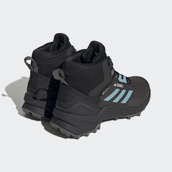 Adidas Terrex Swift R3 Mid Gore-tex Chaussures De Randonnée Menthe Ton
