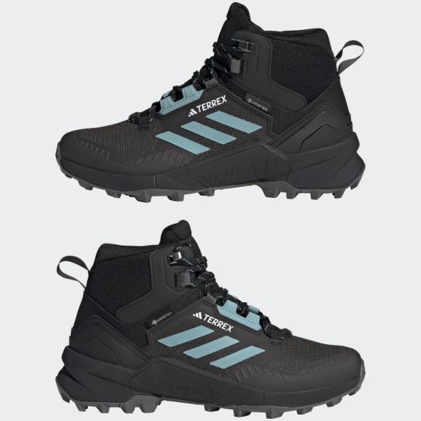 Adidas Terrex Swift R3 Mid Gore-tex Chaussures De Randonnée Menthe Ton