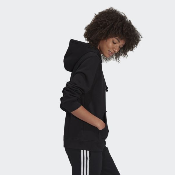 Sweat à Capuche Polaire Adicolor Essentials Noir Adidas