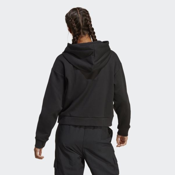 Sweat à Capuche Adidas Future Icons Badge Of Sport Noir
