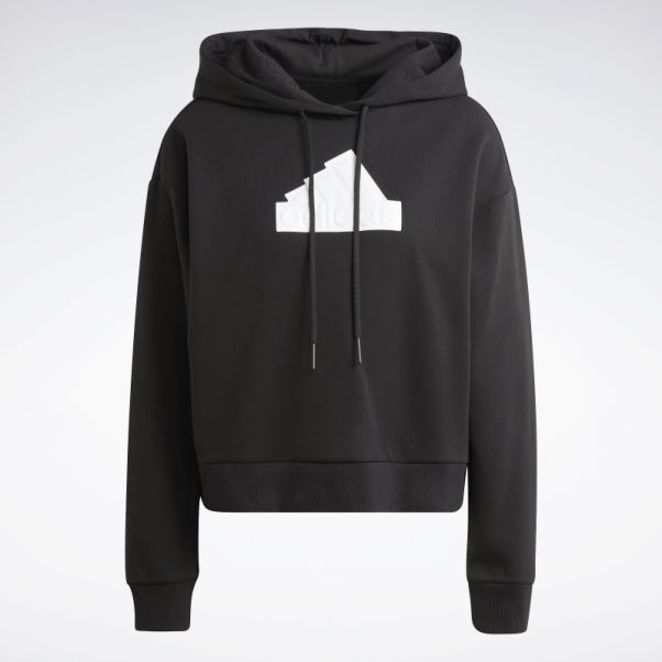 Sweat à Capuche Adidas Future Icons Badge Of Sport Noir