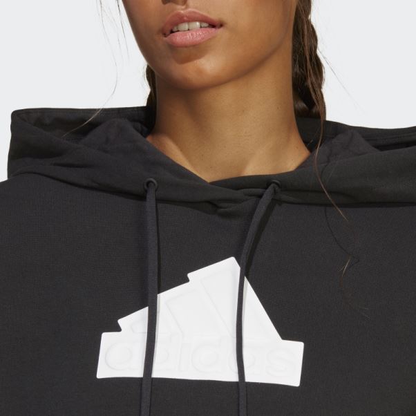 Sweat à Capuche Adidas Future Icons Badge Of Sport Noir