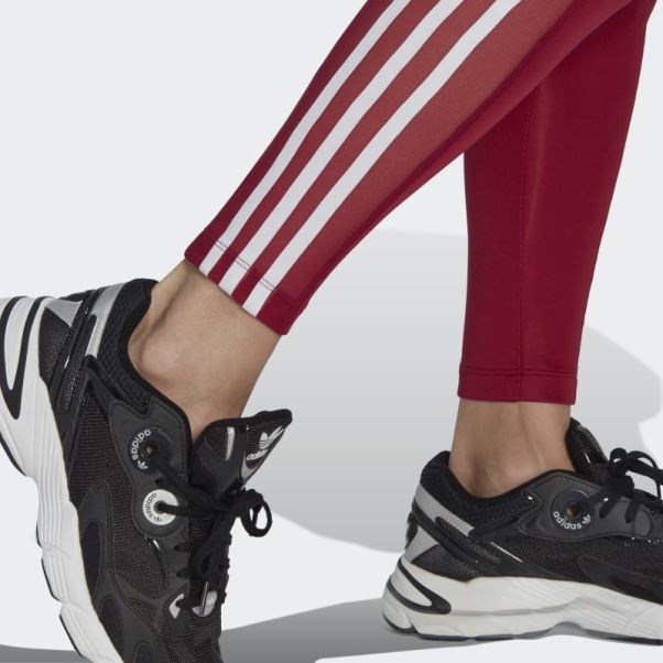Legging Trèfle Adicolor Bordeaux Adidas