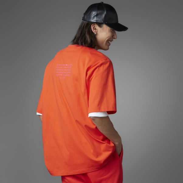 T-shirt Saint Valentin Adidas Rouge