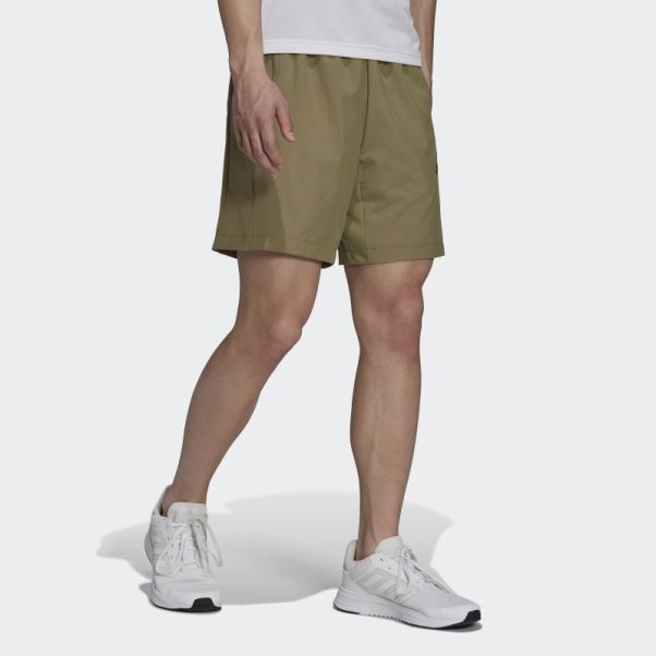 Aeroready Conçu Pour Déplacer Des Shorts De Sport Tissés Adidas Orbit Vert