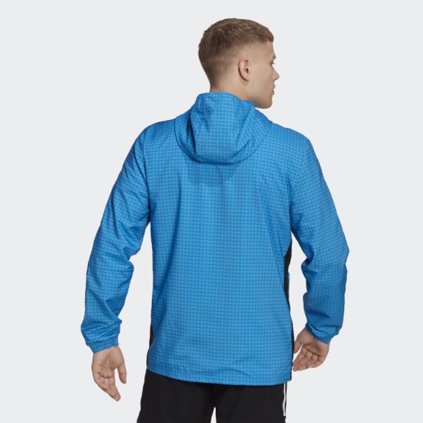 Coupe-vent Adidas Tiro X Lego Bleu