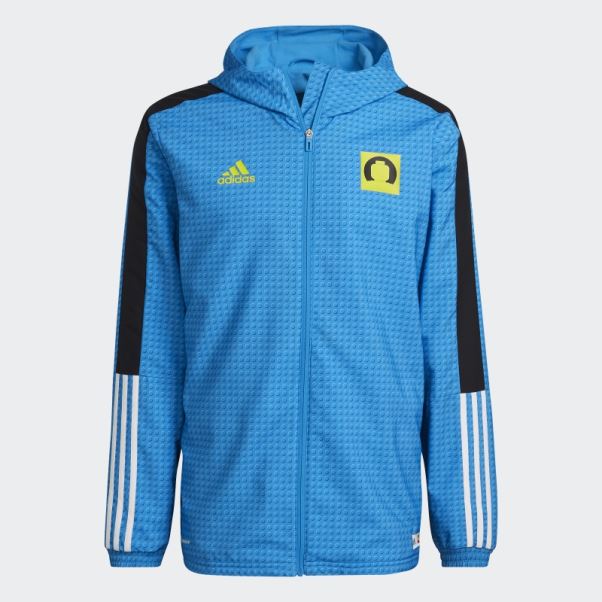 Coupe-vent Adidas Tiro X Lego Bleu
