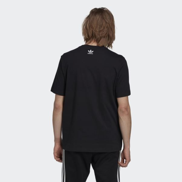 Adidas Rekive Speed T-shirt Graphique Trèfle Mode Noir