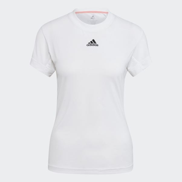 Tee Shirt Tennis Freelift Blanc Adidas