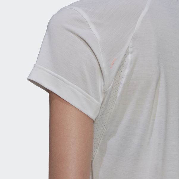 Tee Shirt Tennis Freelift Blanc Adidas