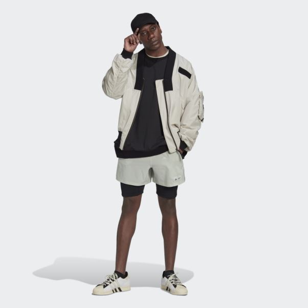Adidas Blouson Aviateur Parley En Aluminium