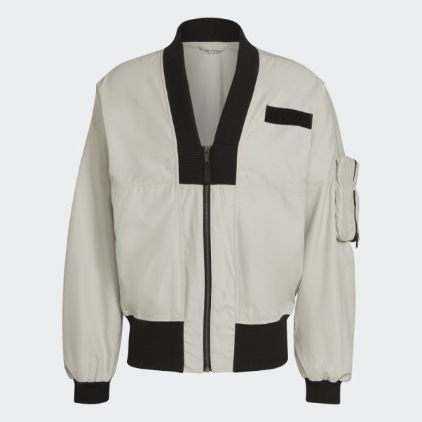 Adidas Blouson Aviateur Parley En Aluminium