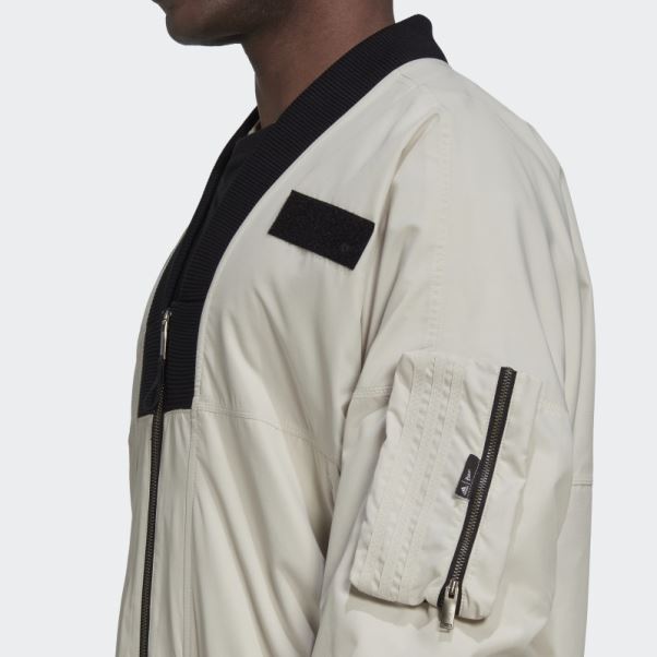 Adidas Blouson Aviateur Parley En Aluminium