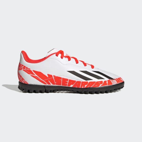Chaussures Adidas X Speedportal Messi.4 Turf Blanc