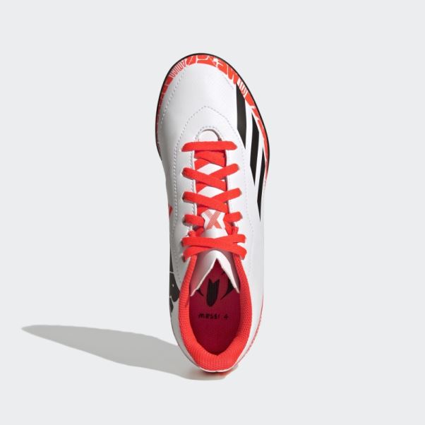 Chaussures Adidas X Speedportal Messi.4 Turf Blanc