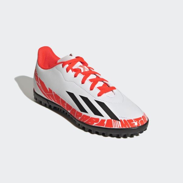 Chaussures Adidas X Speedportal Messi.4 Turf Blanc