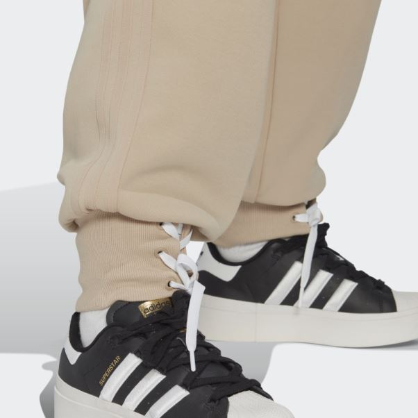 Adidas Pantalon Beige Always Original à Revers Lacé (grande Taille)