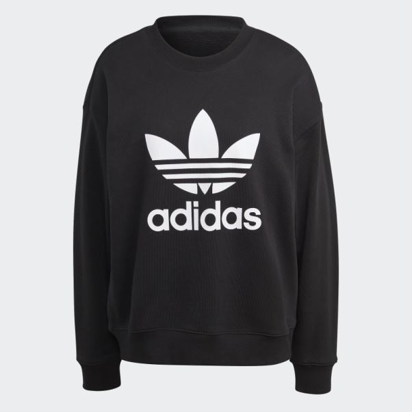 Sweat Adidas Trèfle Crew Noir