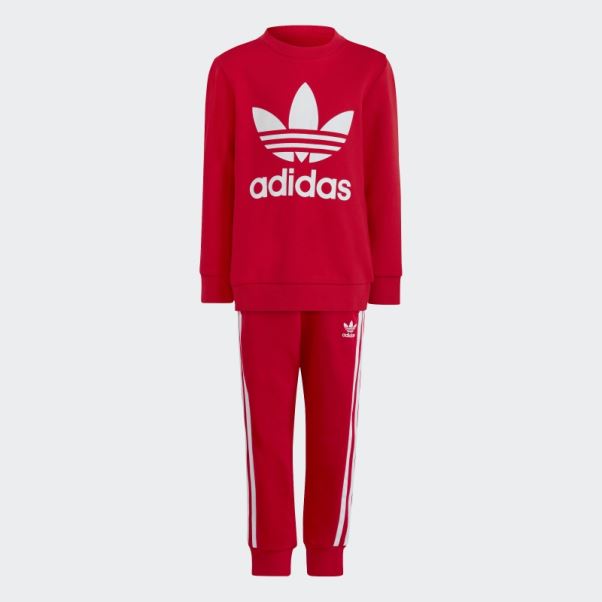 Ensemble Adidas Scarlet Adicolor Crew