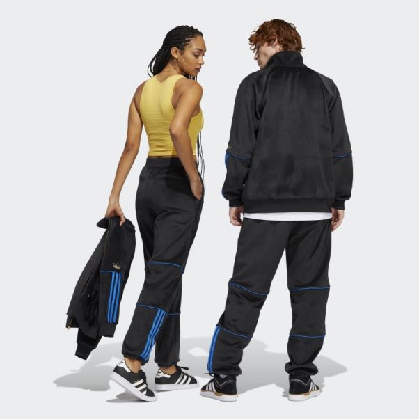 Pantalon De Survêtement En Velours Tyshawn (neutre) Adidas Noir