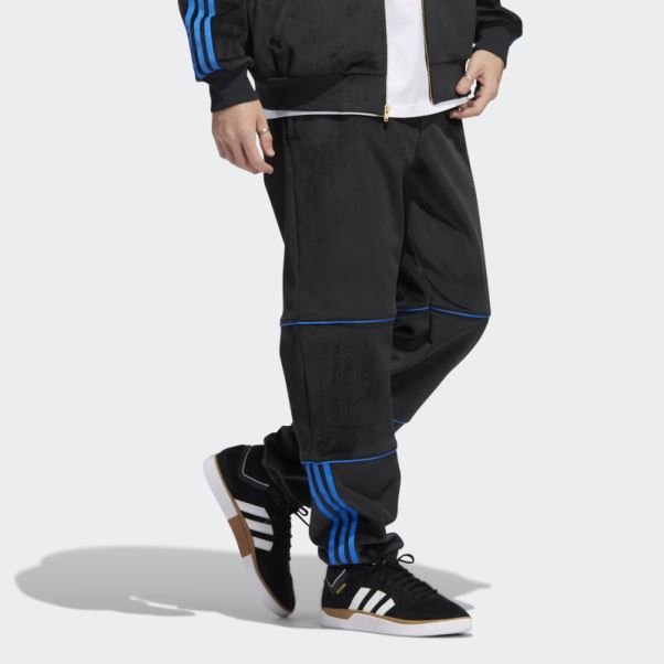 Pantalon De Survêtement En Velours Tyshawn (neutre) Adidas Noir