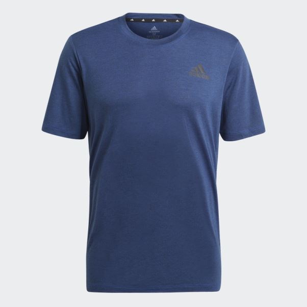 Aeroready Conçu Pour Déplacer Tee-shirt De Sport Chiné Bleu Royal Mel Adidas
