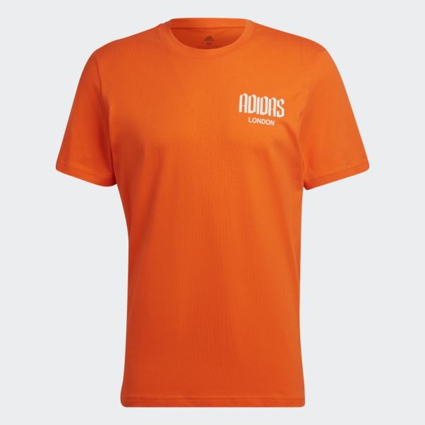 T-shirt Graphique London Orange Adidas