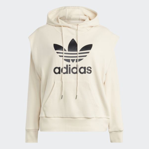 Sweat à Capuche Trèfle Always Original (taille Plus) Blanc Adidas