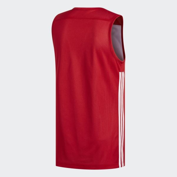 Maillot Réversible 3g Speed Rouge Adidas