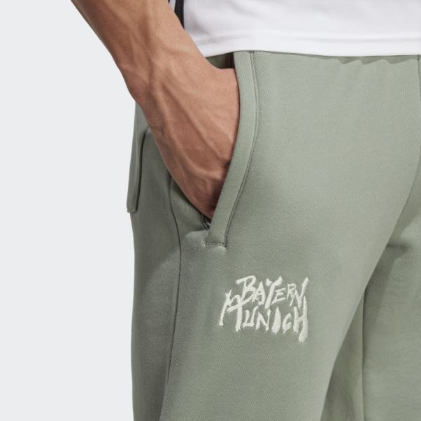 Pantalon Adidas Fc Bayern Chinese Story Argent Vert