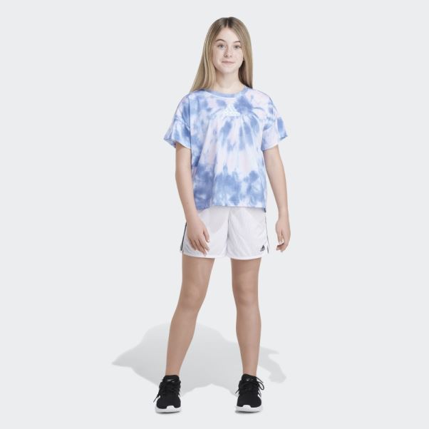 T-shirt Oversize Imprimé Allover Blanc Adidas