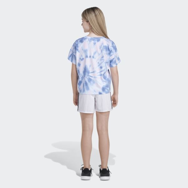 T-shirt Oversize Imprimé Allover Blanc Adidas