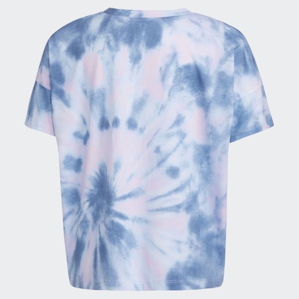 T-shirt Oversize Imprimé Allover Blanc Adidas