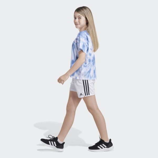 T-shirt Oversize Imprimé Allover Blanc Adidas
