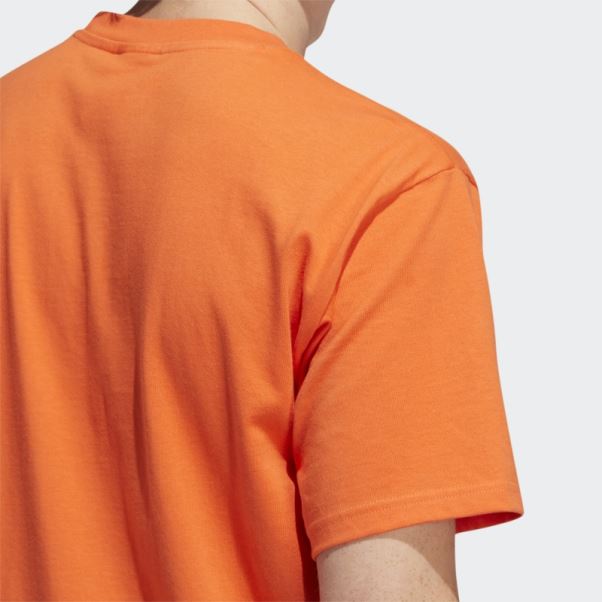Tee Shirt Hypersport Multi Trèfle Adidas Orange