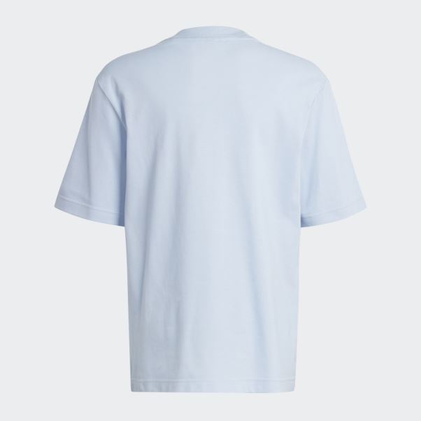 T-shirt En Piqué Logo Future Icons Adidas Bleu Aube