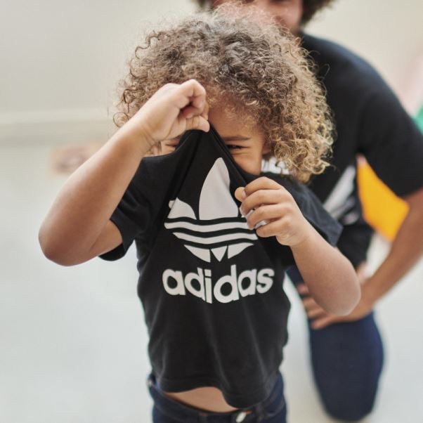 Tee Shirt Trèfle Adidas Noir