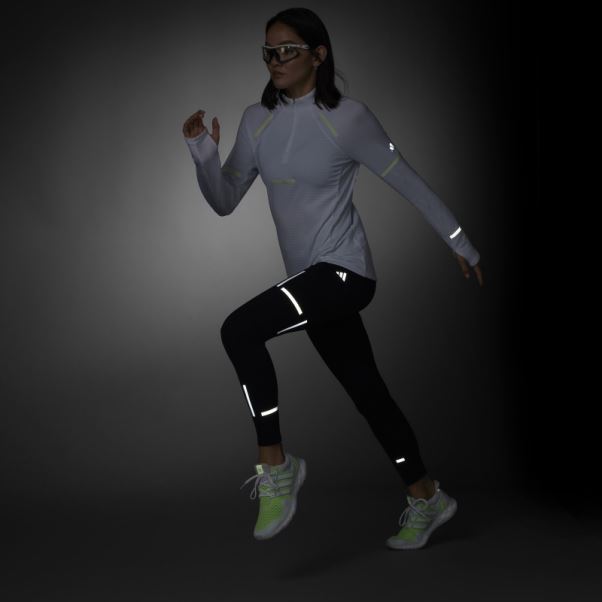 Adidas Ink Fast Impact Reflect At Night Legging De Course Long X-city