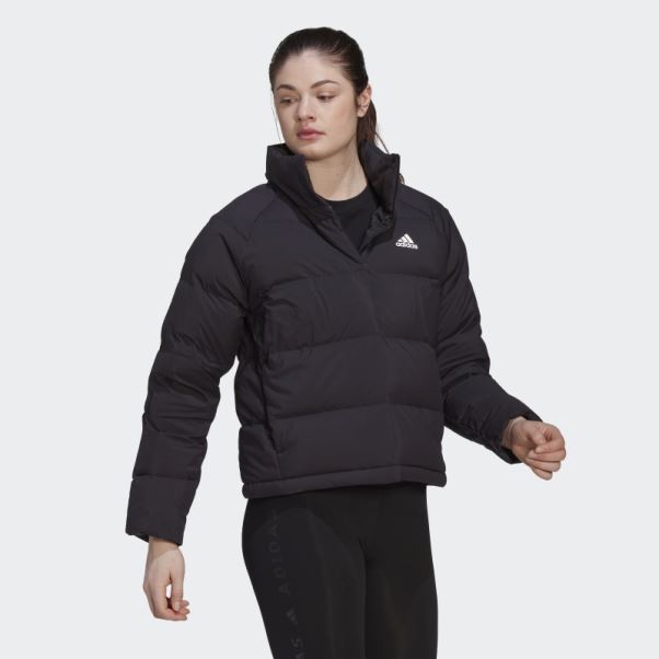 Doudoune Décontractée Helionic Adidas Noir