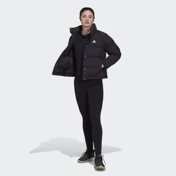 Doudoune Décontractée Adidas Helionic Noire
