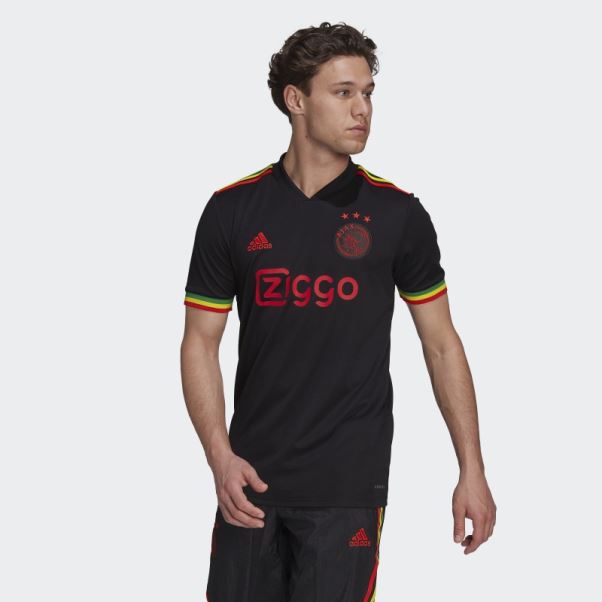 Troisième Maillot Ajax Amsterdam 21/22 Noir Adidas